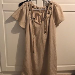 Tan dress